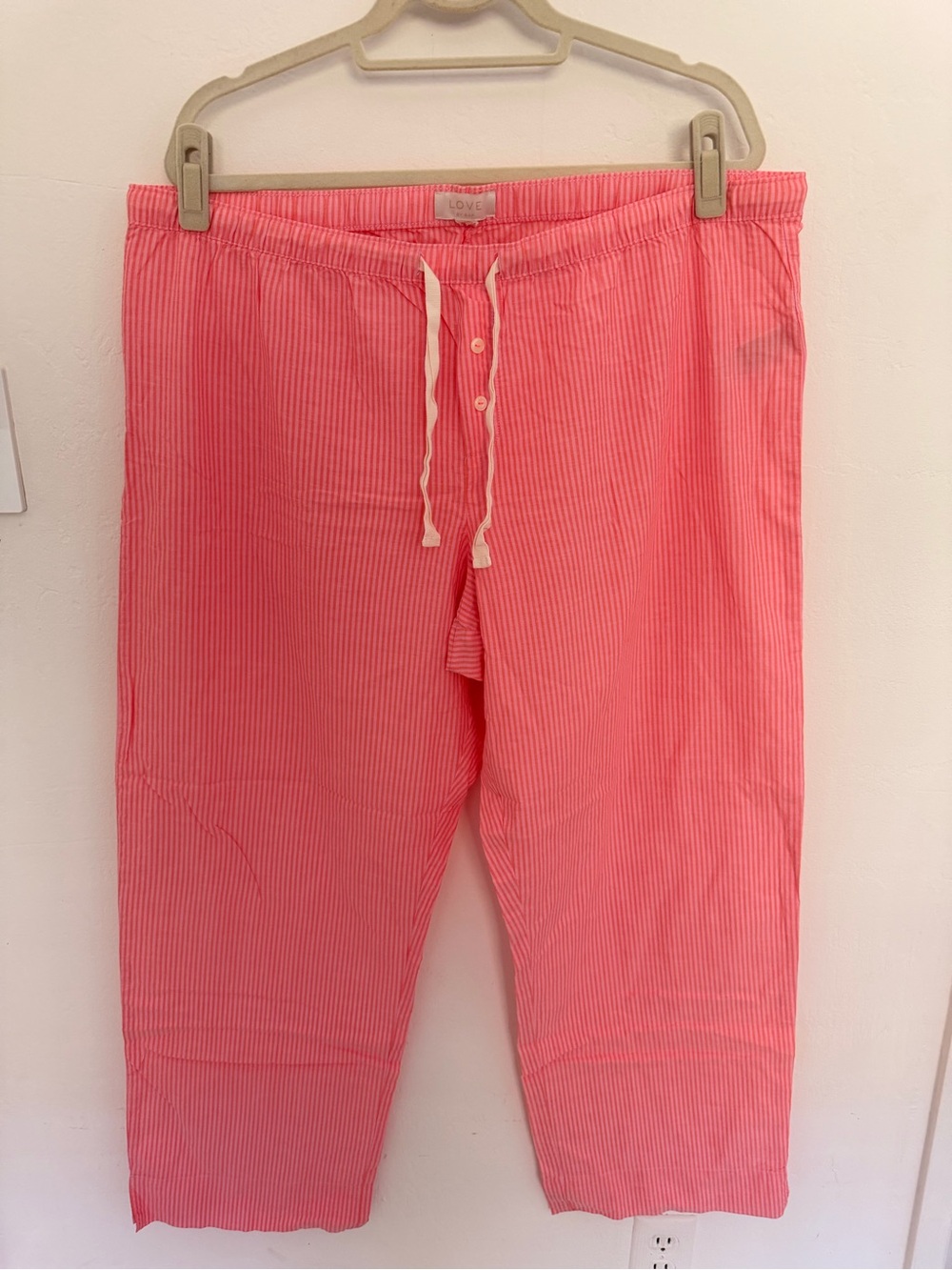 Love Pink Striped Women's Pajama Pants - Comfortable Sleepwear